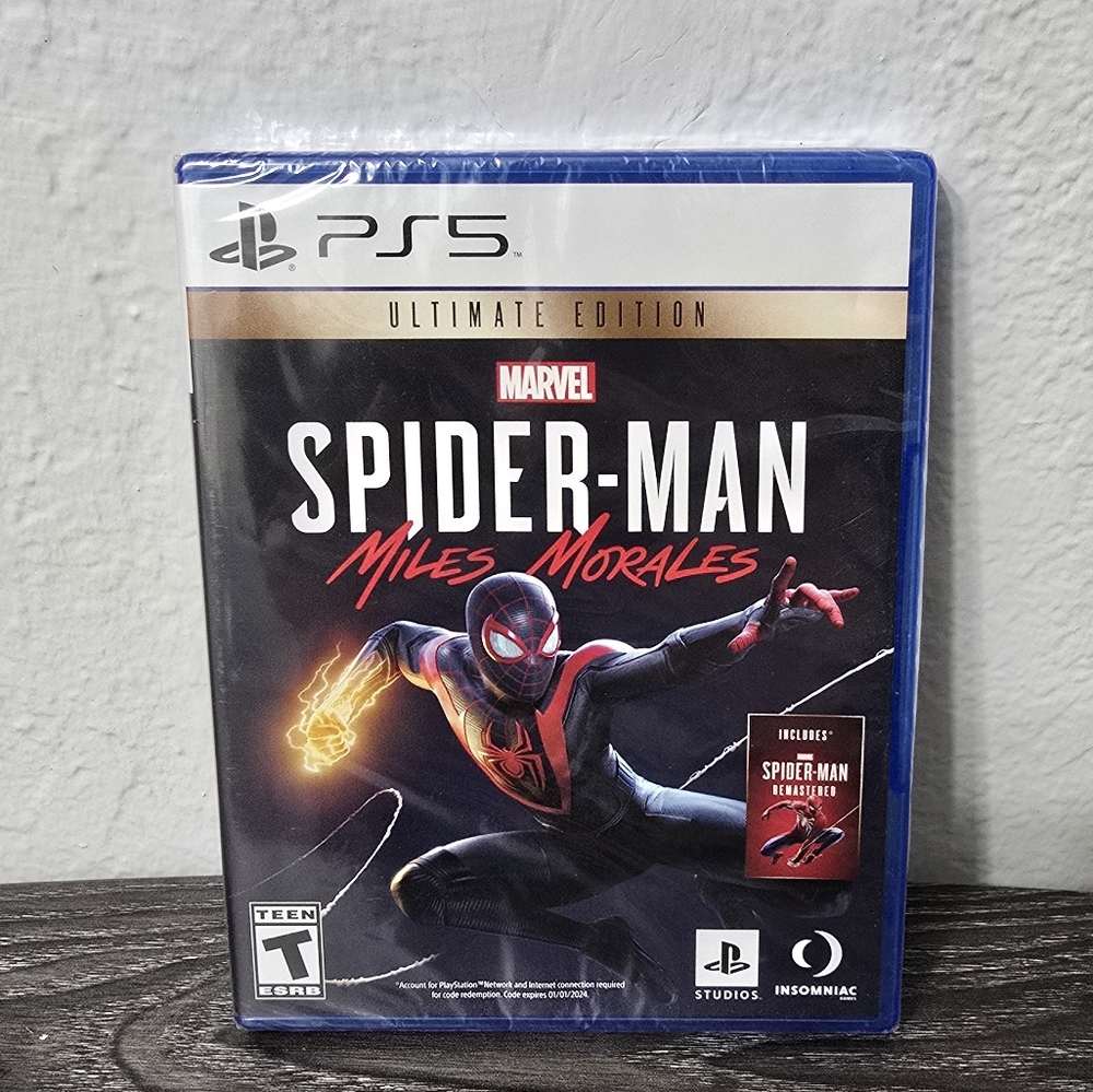 Unopened PS5 Marvel's Spider-Man: Miles Morales Ultimate Edition